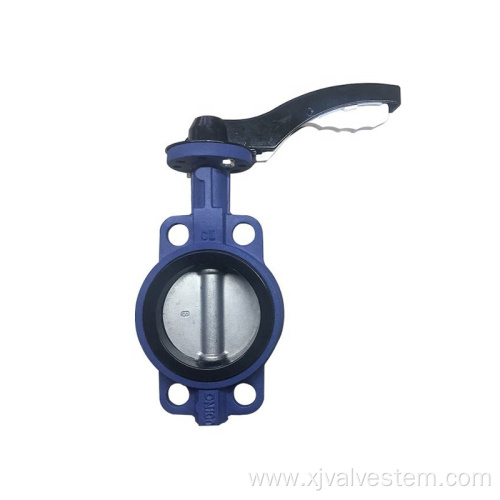 Spheroidal graphite cast iron wafer type butterfly valve